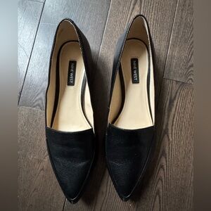Nine West black flats size 7.5